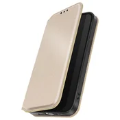 AVIZAR Preklopni etui za iPhone 16e z žepkom za kartice in funkcijo stojala, Zlata, (5000275258)