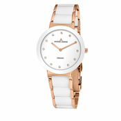 Ročna ura Jacques Lemans Lemans Monako Ceramic 42-7J White