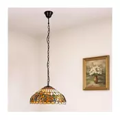 Brilagi - Tiffany vitražni luster na lancu LUISA 2xE27/60W/230V