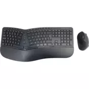 Conceptronic ORAZIO02PT tipkovnica Miš priložen RF bežični QWERTY Portugalski Crno