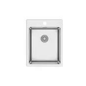 Metalac Ideal 340B Usadna sudopera sa sifonom, O 90, 390×505 mm