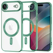 Ovitek Techsuit Luxury Crystal MagSafe za iPhone Air - svetlo zelen