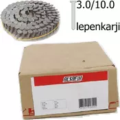 Žeblji za pištolo (lepenkarji), 3.0x38mm, 7200kos | ALSAFIX