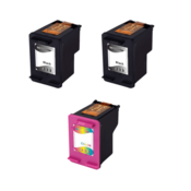 TiskajPoceni Kompatibilne kartuše HP 652XL komplet 2X Black in 1X Color XL za HP DESKJET INK ADVANTAGE 4675, 2138, 3636, 3776, 3779, 3836, 4538, 5075