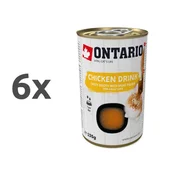 Ontario Cat pijača s koščki piščanca 6 x 135 g