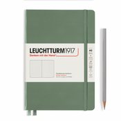 Notebook Hardcover Medium (A5), 251 pages, Dotted, Olive