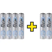 ANSMANN ANSMANN MAXE NIMH MICRO AKUMULATORSKE BATERIJE 4 + 2 GRATIS(O X D) 10,5 MM X 44,5 MM