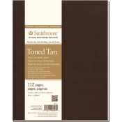 Tonirani papir Art Journal Strathmore Tan mehka vezava | 19.7 x 24.8 cm