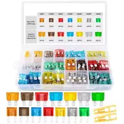 OEM Set Avtomobilskih Varovalk ProMix 240 – MINI v STANDARD | 240 Kos | 5A–30A | Barvno Kodirane
