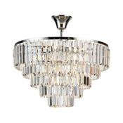 Brilagi - Plafonski luster CRYSTAL 5xE14/40W/230V sjajni hrom