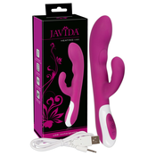Javida - Akkus, termalni vibrator za stimulaciju klitorisa (malina)