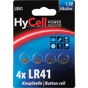 HyCell Gumbna baterija LR 41 alkalij-manganova HyCell AG3 30 mAh 1.5 V 4 kos