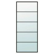 Steklena vrata Diamond Doors Black Lines (828 x 1984 x 8 mm, kaljeno steklo)