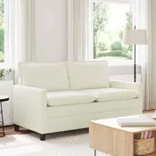 vidaXL Kavč Krem 156 x 81 x 87,5 cm Blago