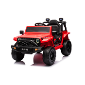 MAMIDO električni avtomobilček OFFROAD (12V, visoka šasija, širok sedež, vzmetene osi, 2,4 GHz daljinski upravljalnik, LED luči), rdeč