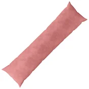 Vidaxl Prevleka za blazino HEERLEN Roza 40 x 145 cm Žamet
