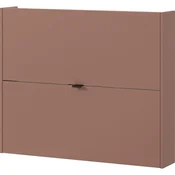 Rjava preklopna/stenska omarica za čevlje v hrastovem dekorju 100x83x18 cm Ameca – Germania