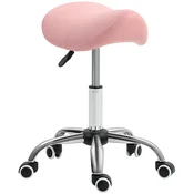 Homestar Vrtljiv stol 52x53x49-61 cm roza