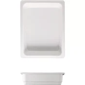 G. Benedikt porcelanska gastronorm posoda GN 1/2 35,6x26,7 cm, 65 mm, bela