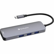 Verbatim USB-C Pro Multiport Hub 8 Port CMH-08 32151