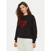 Karl Lagerfeld Majica HEARTS  krvavo rdeča / črna