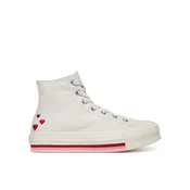 Modne superge Converse Chuck Taylor All Star Lift ValentineS Day Platform A10716C Bež