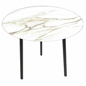 STOL MRAMOR 40X40 CM STAKLO/METAL