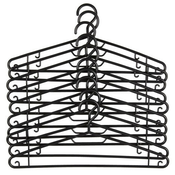 Hangers Singbrandt black 10pcs/pk ( 4912353 )