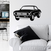Wallity Zidna dekoracija Chevrolet Camaro SS, 60 x 33 cm, Crna