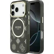 Maska za telefon iPhone 17 Pro Guess IML Peony Dot MagSafe