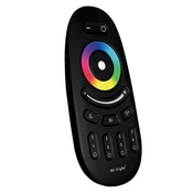 Radiofrekvenčni 2.4G daljinski RGB+W upravljalnik Mi-Light/Črne barve/DC12-24V/12A