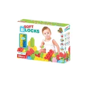 Mekane kocke za decu 11-71284, 24 komada, Šarene