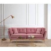 Atelier del Sofa Trosed Mapa 90x84x214cm Roze