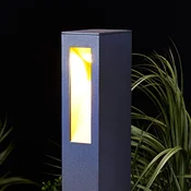 Lucande LED luč za osvetlitev poti Jenke, 65 cm, antracit, aluminij - Sodobni - antracit, zlata mat - Kovina