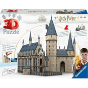Ravensburger Puzzle 3D Harry Potter Hogwarts castle, 540 delova