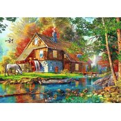 Trefl Puzzle Mlin ob reki 500 kosov