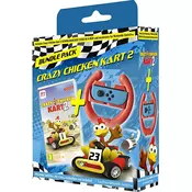 SWITCH Crazy Chicken Kart 2 (code in a box) Steering Wheel bundle