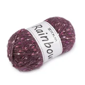 Pletena preja mohair Rainbow 100 g - (11-6) temno vijolična