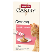 Animonda Carny Adult Creamy - Varčno pakiranje 24 x 15 g z lososom in tavrinom