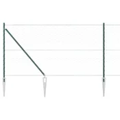 Vidaxl Varjena žična ograja s konicami 50 x 1,2 m (Š x V)