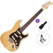 SX SST/ASH/R Basic SET Natural-Rosewood Električna kitara