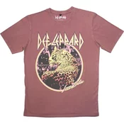 Def Leppard Majica Love Bites Stone Wash Unisex Kashmir Red L