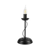 Crna stona lampa ANTON 1xE14/60W/230V