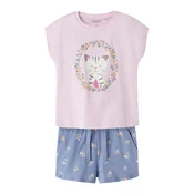 NAME IT Komplet NMFVIGEA indigo/temno zelena/oranžna/pastelno roza