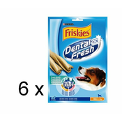 FRISKIES priboljški DentalFresh 3 v 1 S, 6 x 110 g