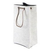 Autronic Košara iz blaga Fabric basket - foldable, drawstring, cream (DT3005 CRM)