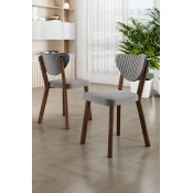 HANAH HOME Set stolica (6 komada) Arfe Grey Brown