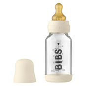 BIBS staklena bočica bočica (set) - Ivory (110 ml) Ivory
