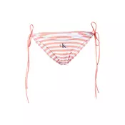 Calvin Klein Swimwear Bikini hlačke  temno modra / oranžna / bela