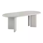 Miza Brea 106 Svetlo bež, 75x100x220cm, MDF plošča